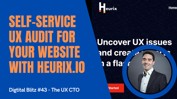 Self-service UX audit with Heurix.io