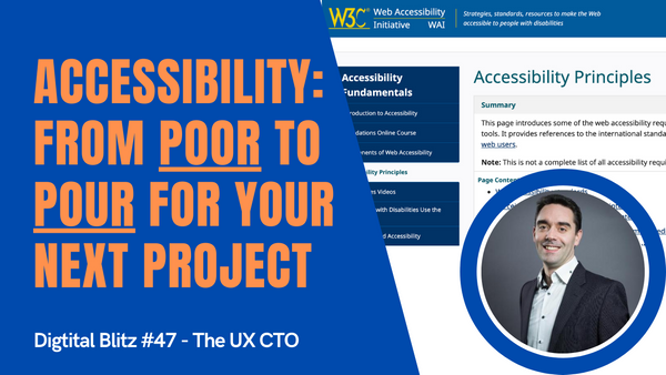 From POOR to POUR accessibility for your next digital project