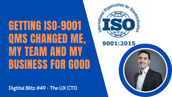 ISO 9001 has changed me, my team and my business
