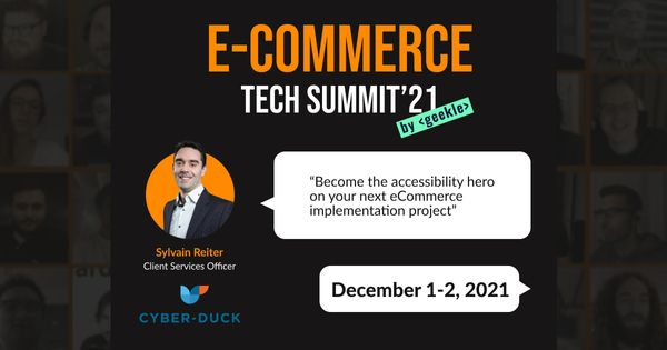 Accessibility in eCommerce - Geekle Tech Summit 2021