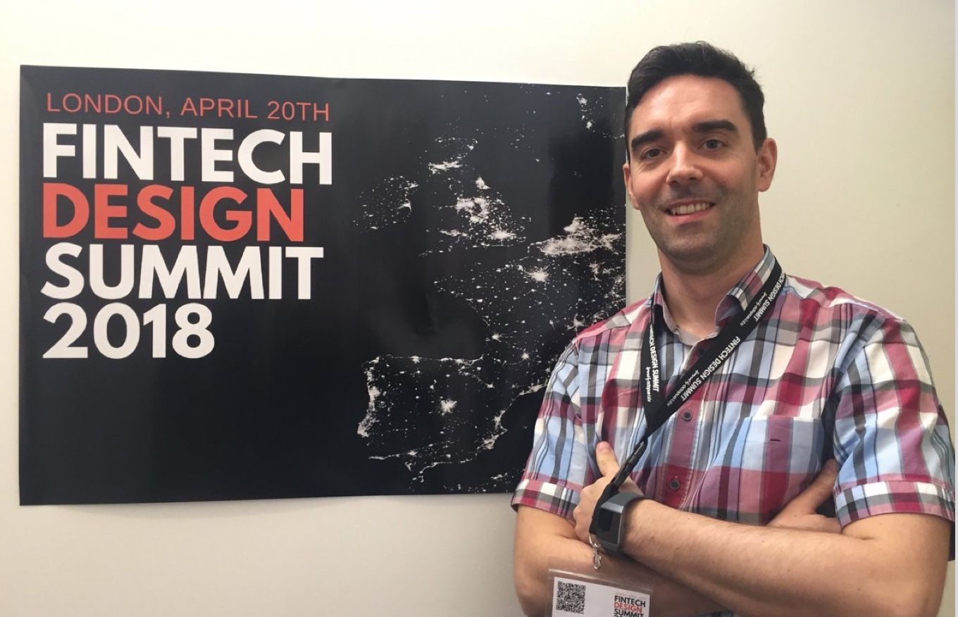 Sylvain on a panel of the FinTech Design Summit